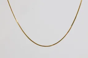 16 14k Yellow Gold Box Chain Necklace (2.82g.)