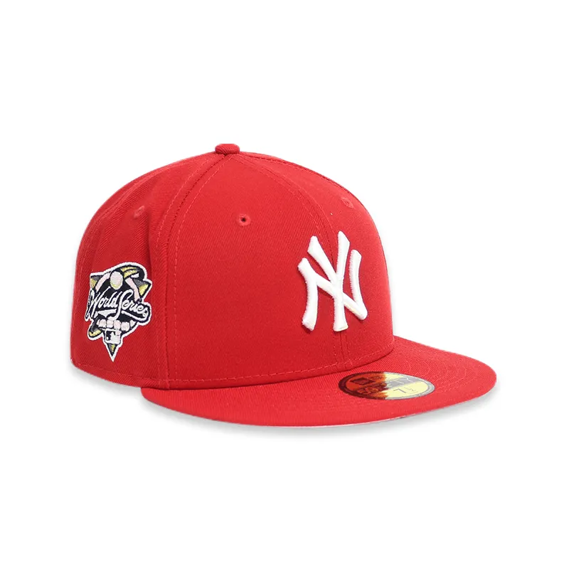 [70655692] New York Yankees 00 WS Red 59FIFTY Men's Fitted Hat