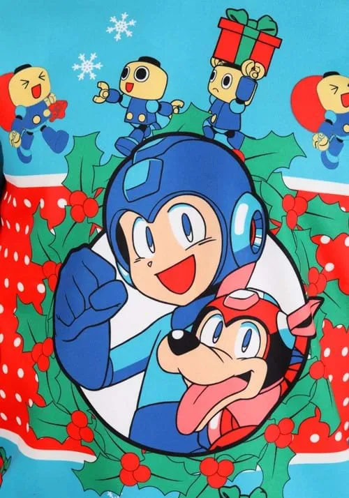 Adult Megaman Christmas Sweater