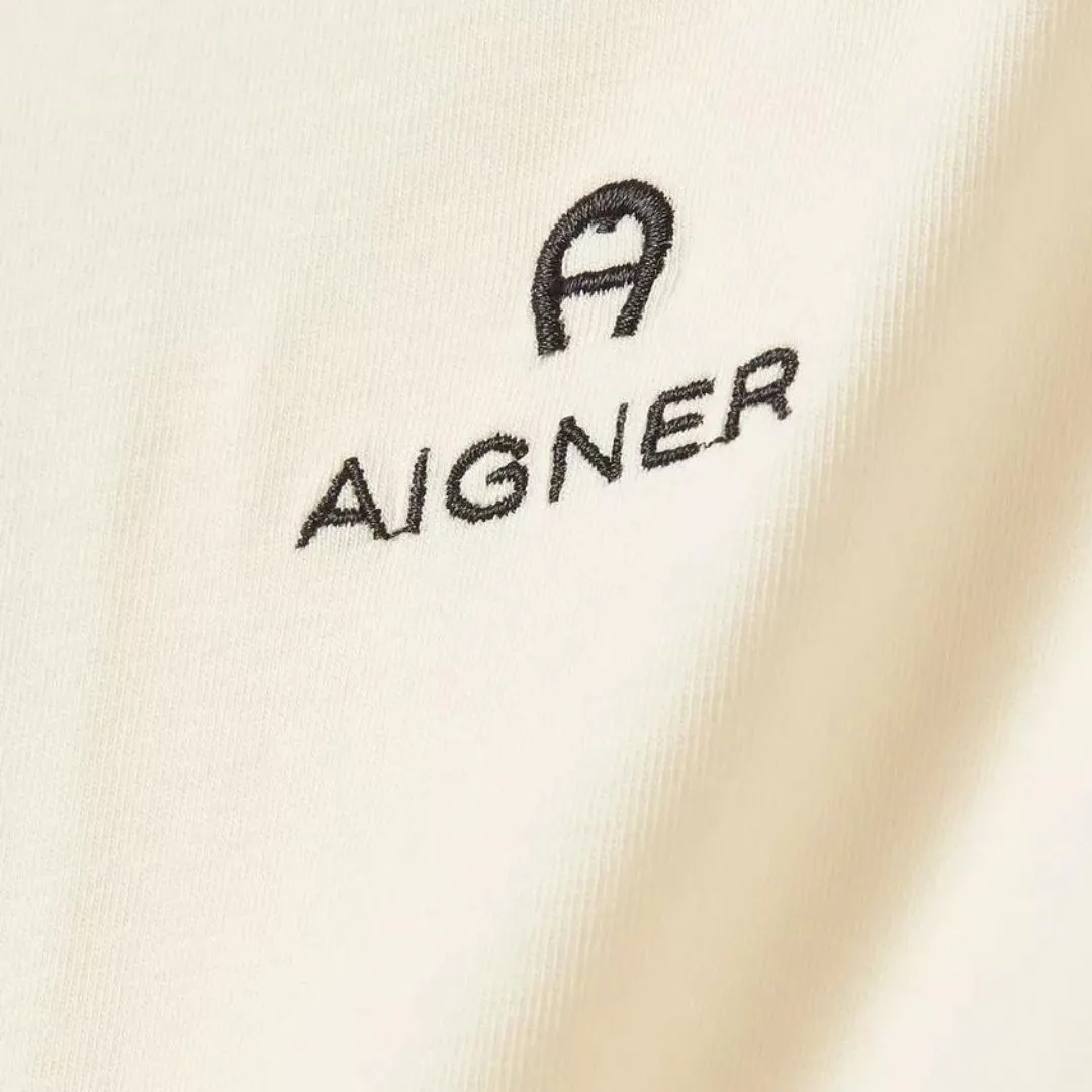 Aigner Ruffled Logo T-Shirt Savannah