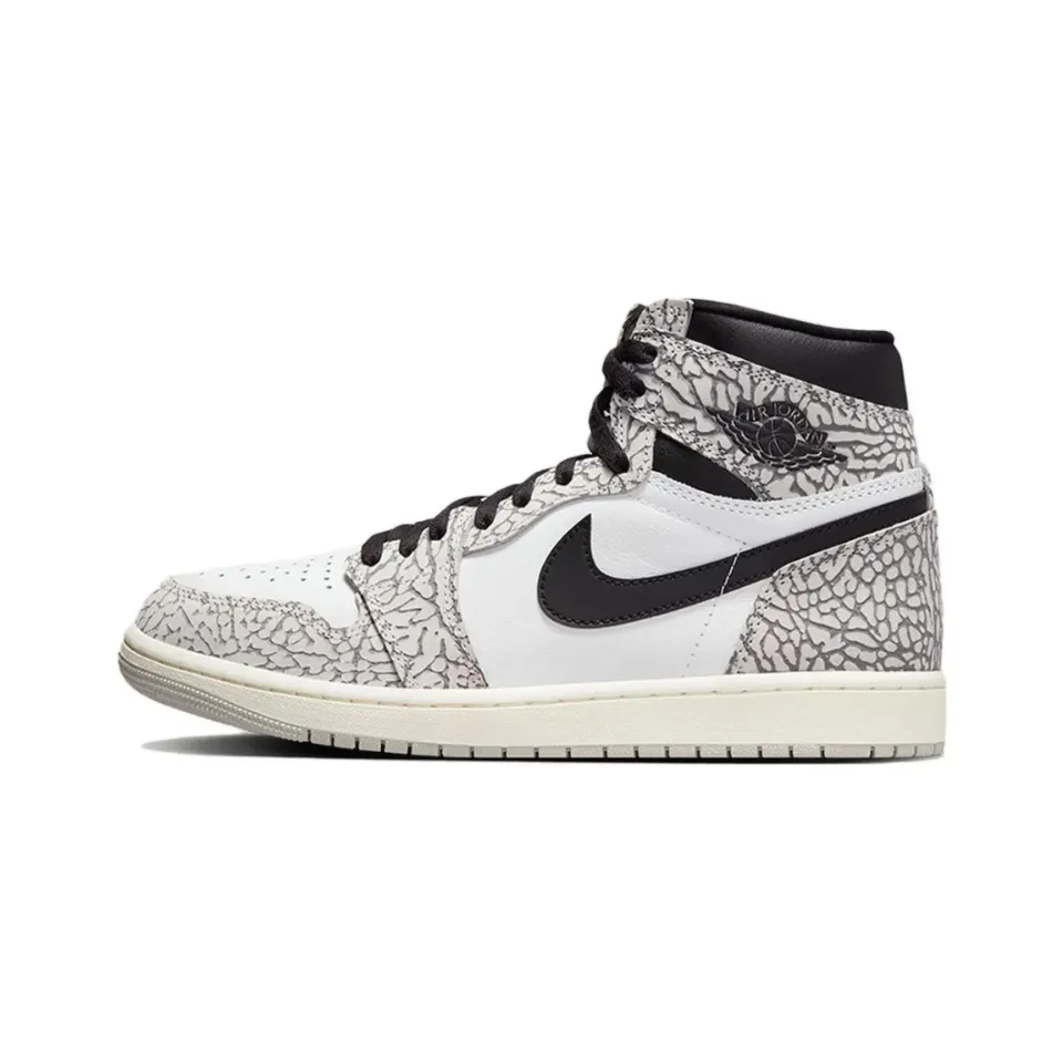 Air Jordan 1 High White Cement