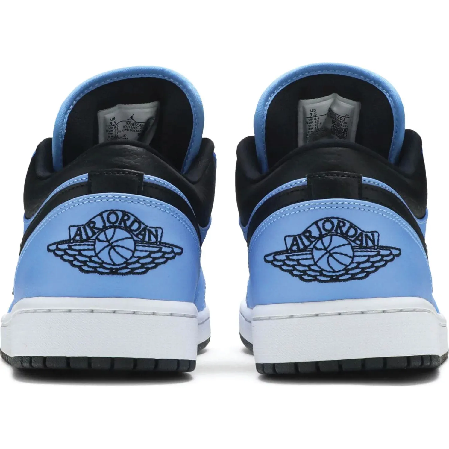 Air Jordan 1 Low 'University Blue Black'