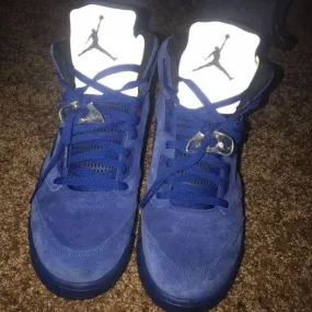 Air Jordan 5 Blue Suede