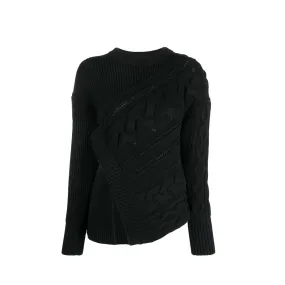 Alexander McQueen    Alexander Mcqueen Asymmetric Wool Jumper