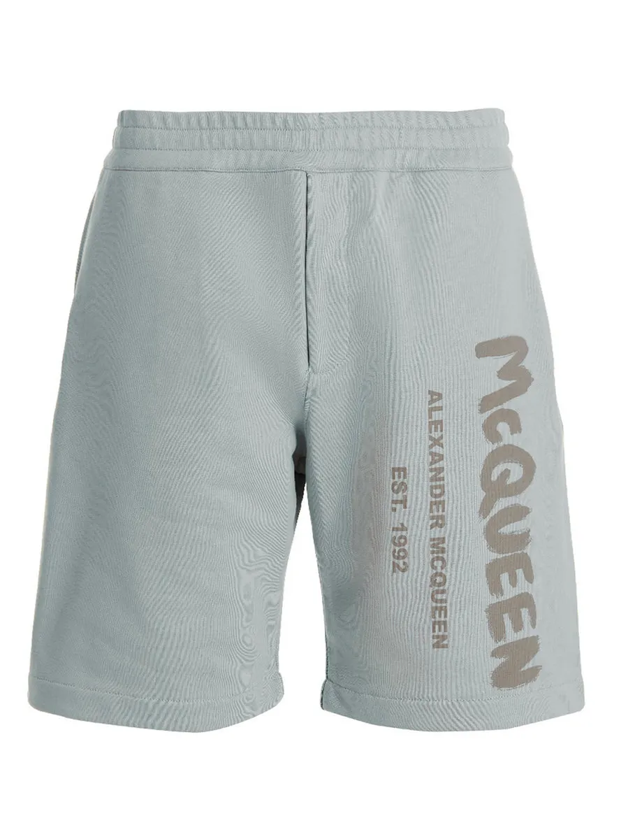 Alexander McQueen    Alexander Mcqueen Bermuda Stampa Logo