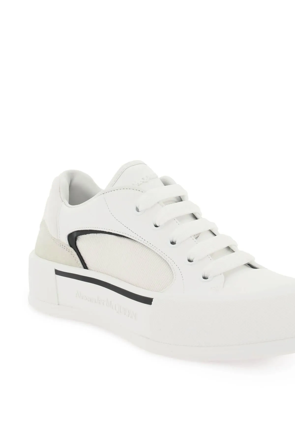 Alexander McQueen    Alexander Mcqueen Deck Plimsoll Sneakers