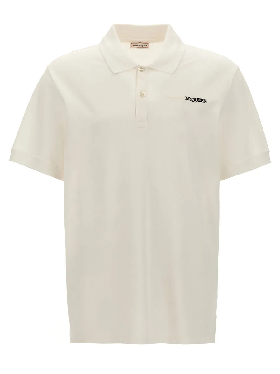 Alexander McQueen    Alexander Mcqueen Logo Polo Shirt