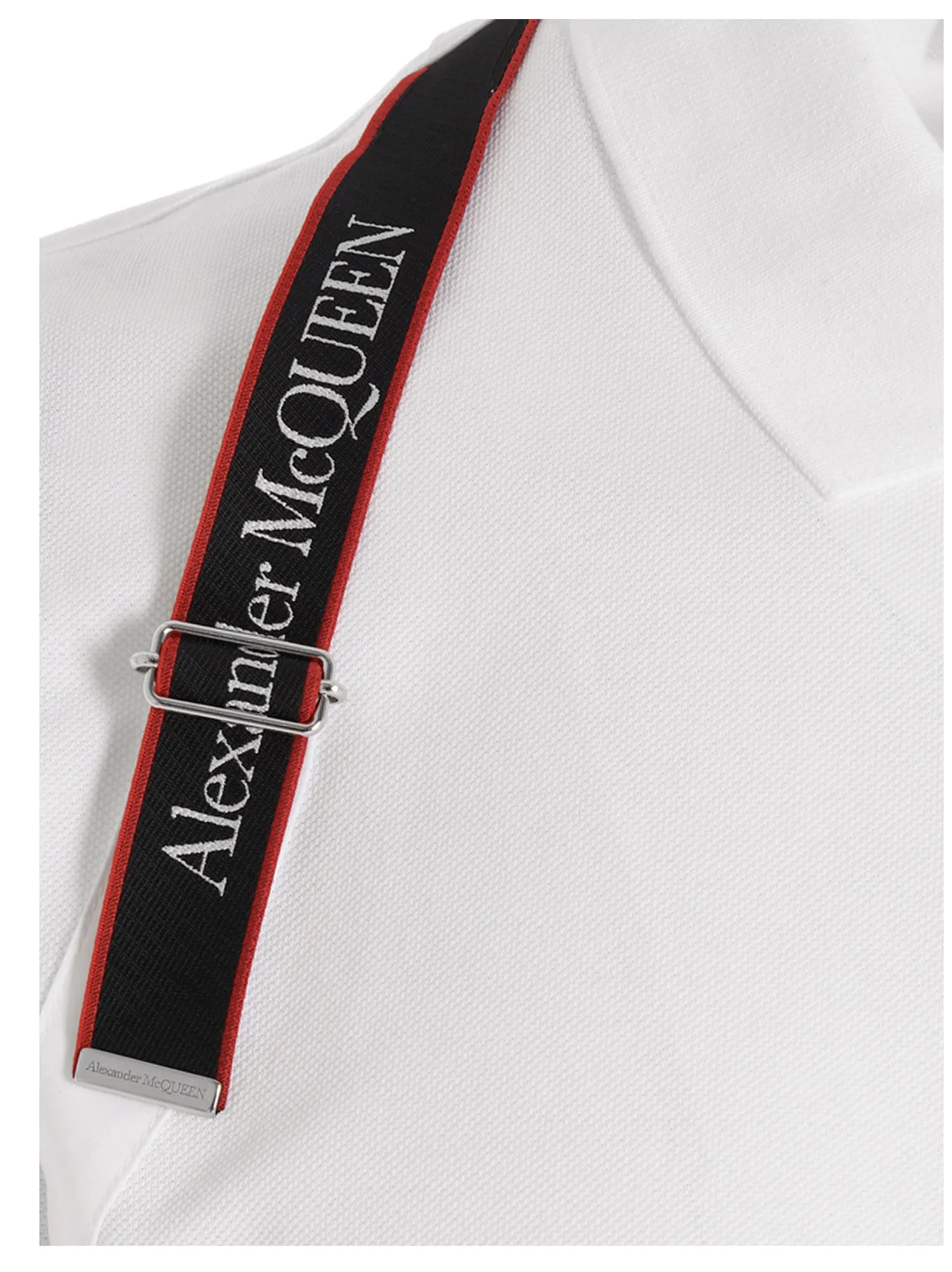 Alexander McQueen    Alexander Mcqueen Logo Tape Polo Shirt