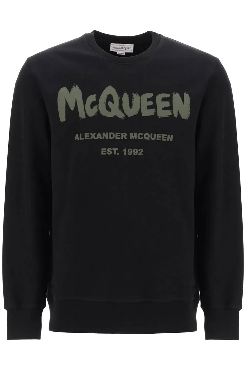 Alexander McQueen    Alexander Mcqueen Mcqueen Graffiti Sweatshirt