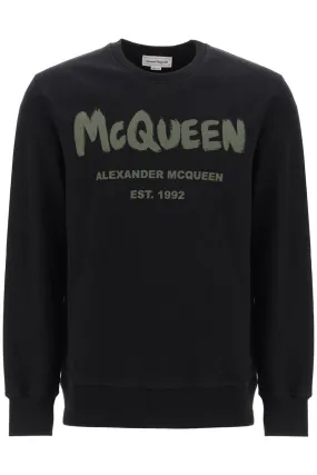 Alexander McQueen    Alexander Mcqueen Mcqueen Graffiti Sweatshirt