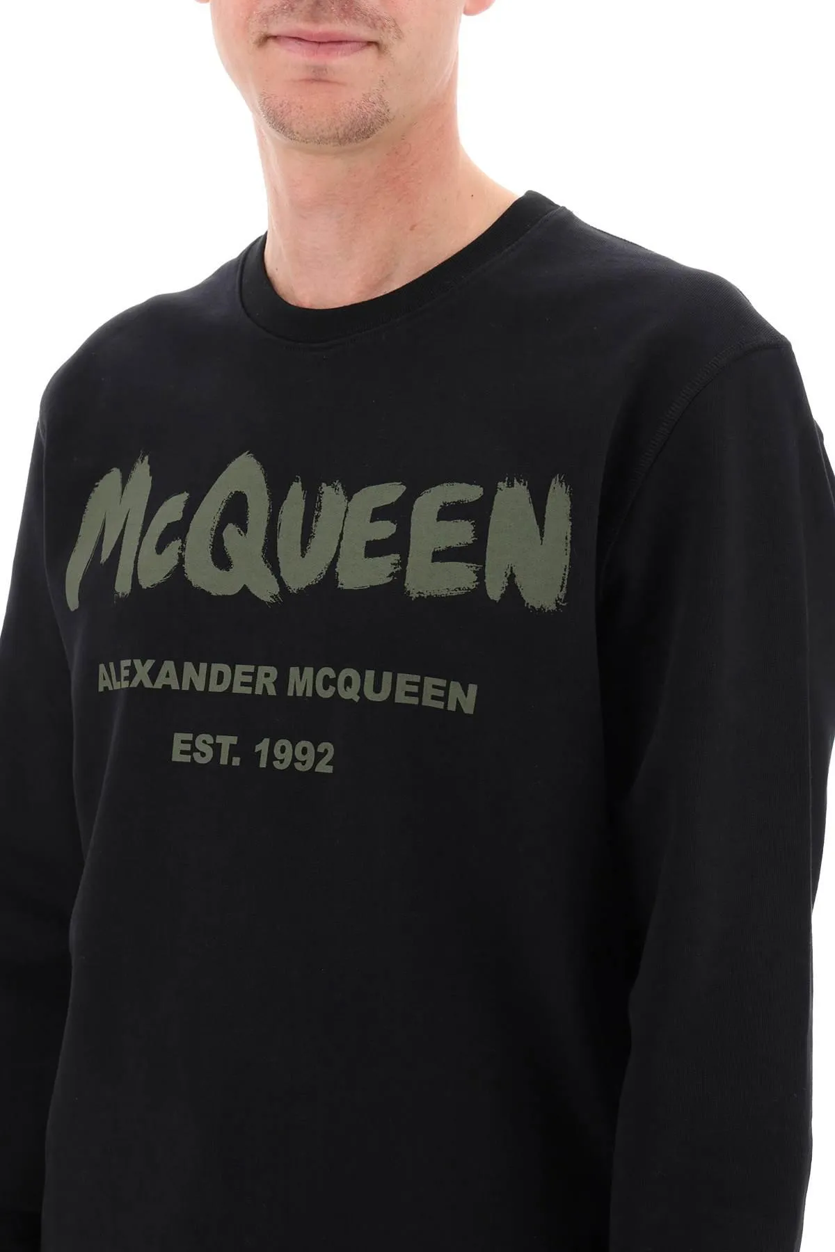 Alexander McQueen    Alexander Mcqueen Mcqueen Graffiti Sweatshirt