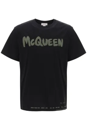 Alexander McQueen    Alexander Mcqueen Mcqueen Graffiti T Shirt