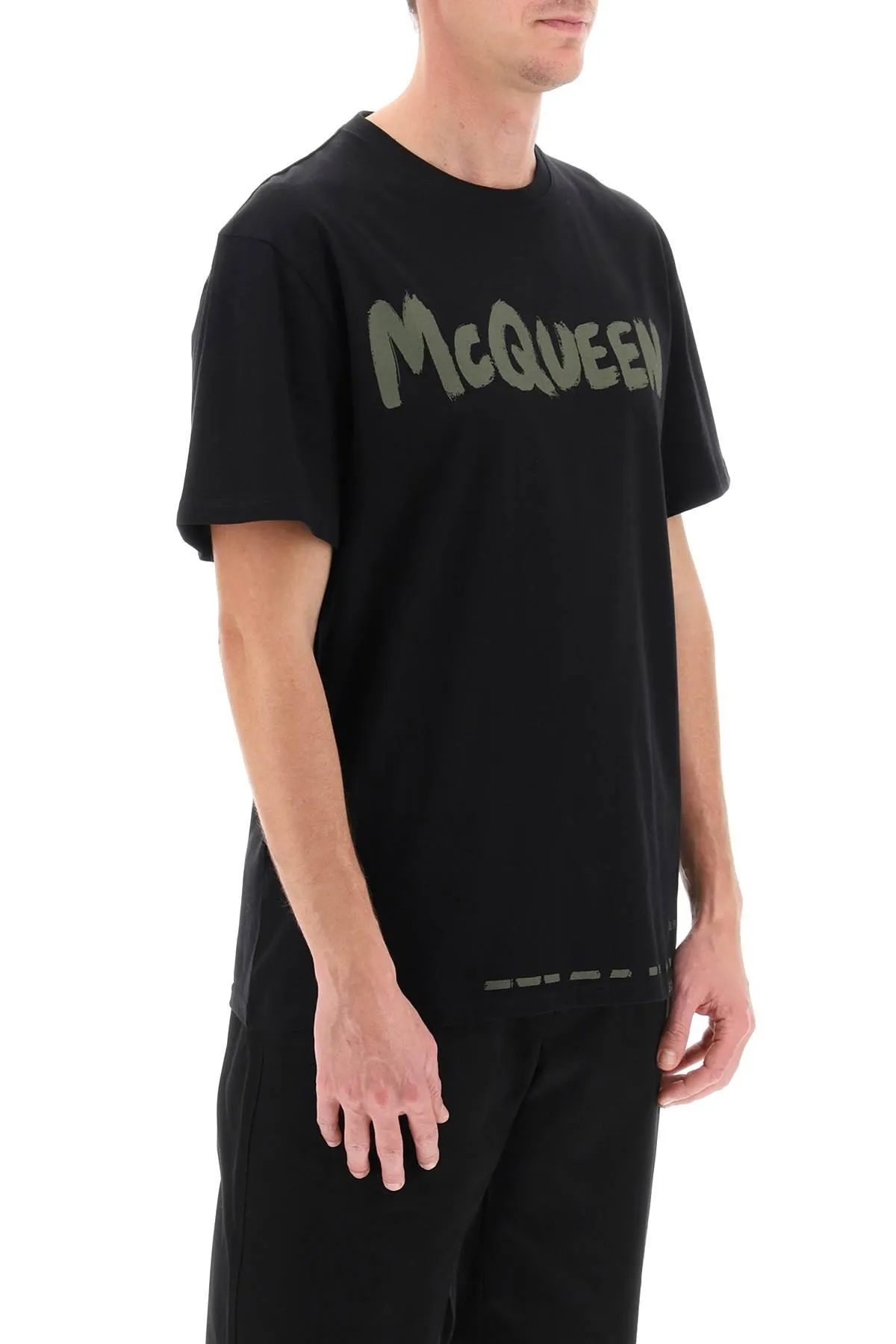 Alexander McQueen    Alexander Mcqueen Mcqueen Graffiti T Shirt