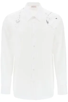 Alexander McQueen    Alexander Mcqueen Printed Harness Shirt