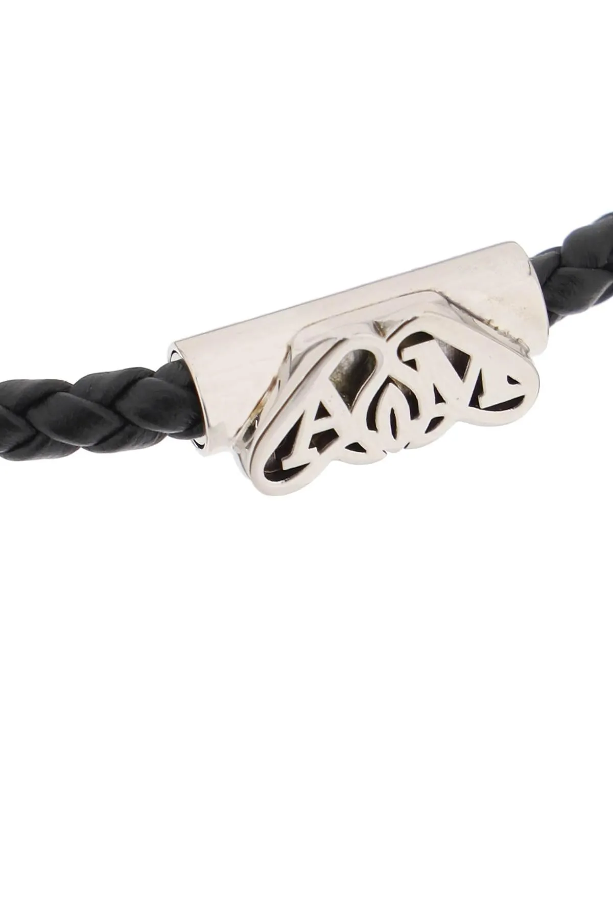 Alexander McQueen    Alexander Mcqueen Seal Leather Bracelet