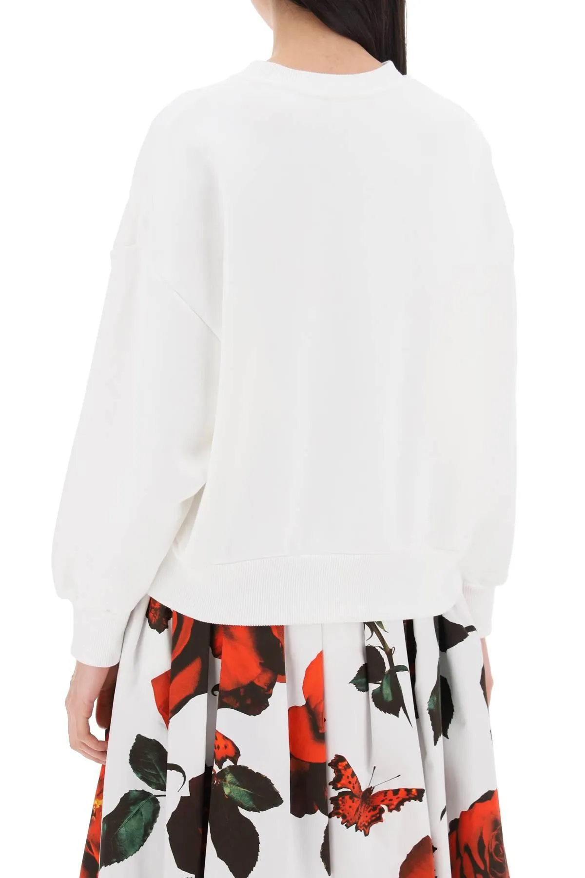 Alexander McQueen    Alexander Mcqueen Shadow Rose Sweatshirt