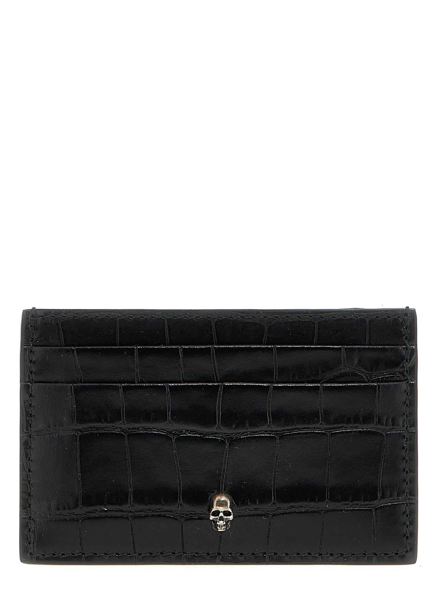 Alexander McQueen    Alexander Mcqueen Skull Leather Card Holder