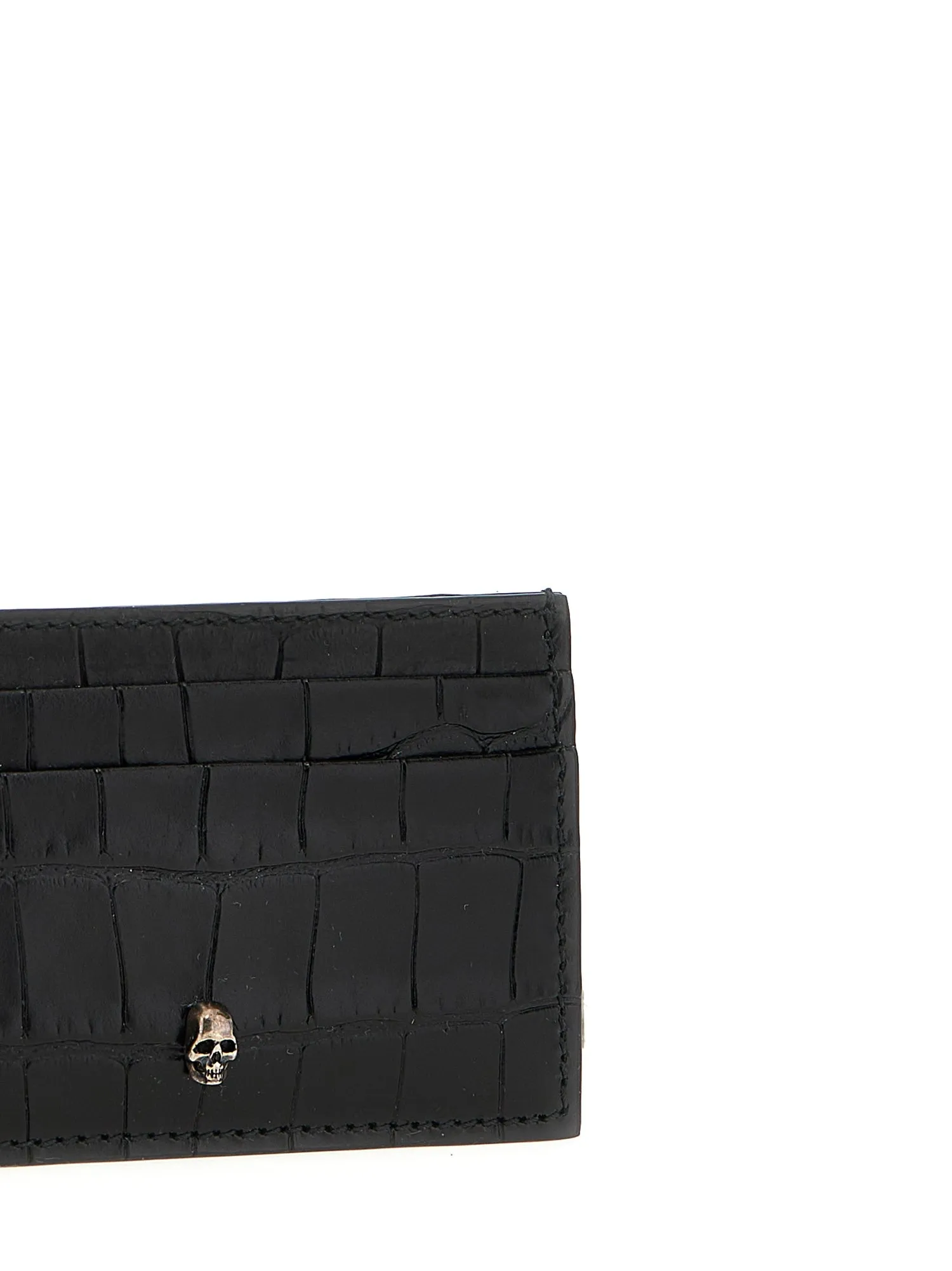 Alexander McQueen    Alexander Mcqueen Skull Leather Card Holder