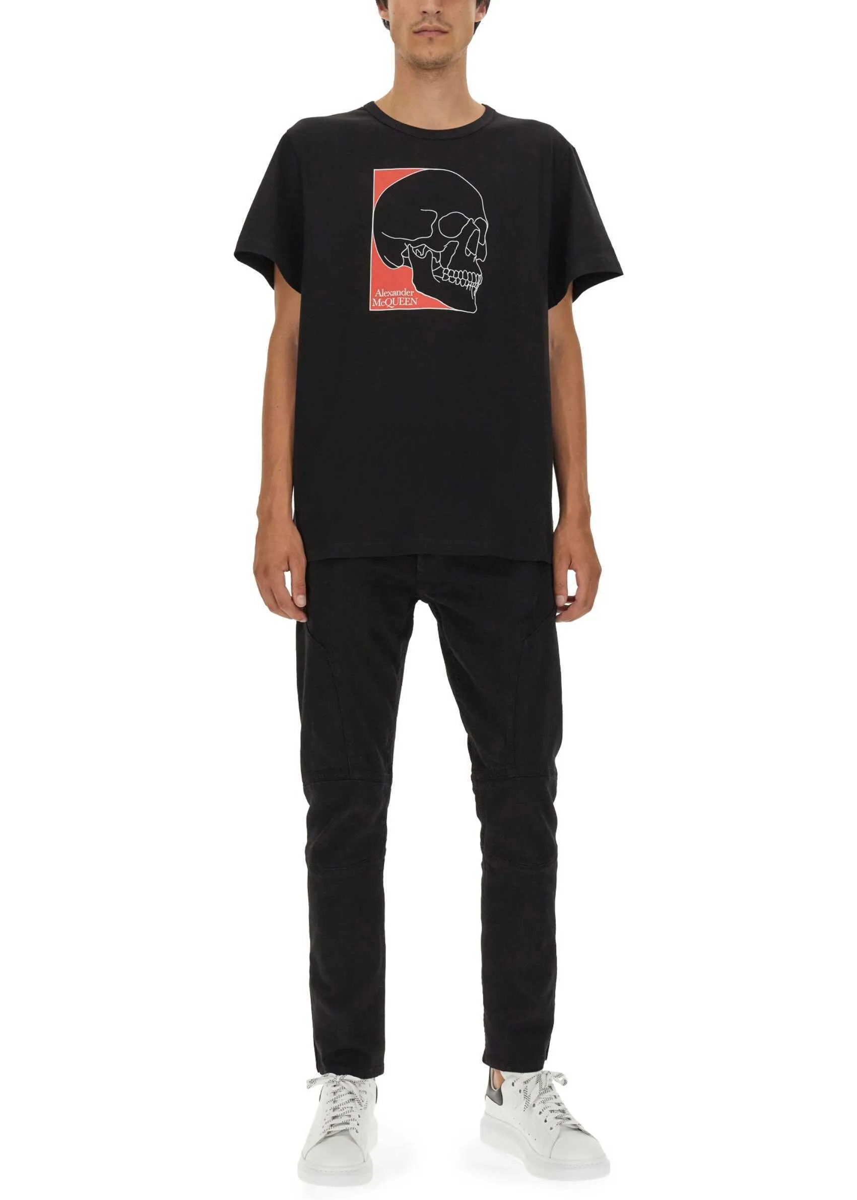 alexander mcqueen  |Alexander McQueen Skull Print T-Shirt