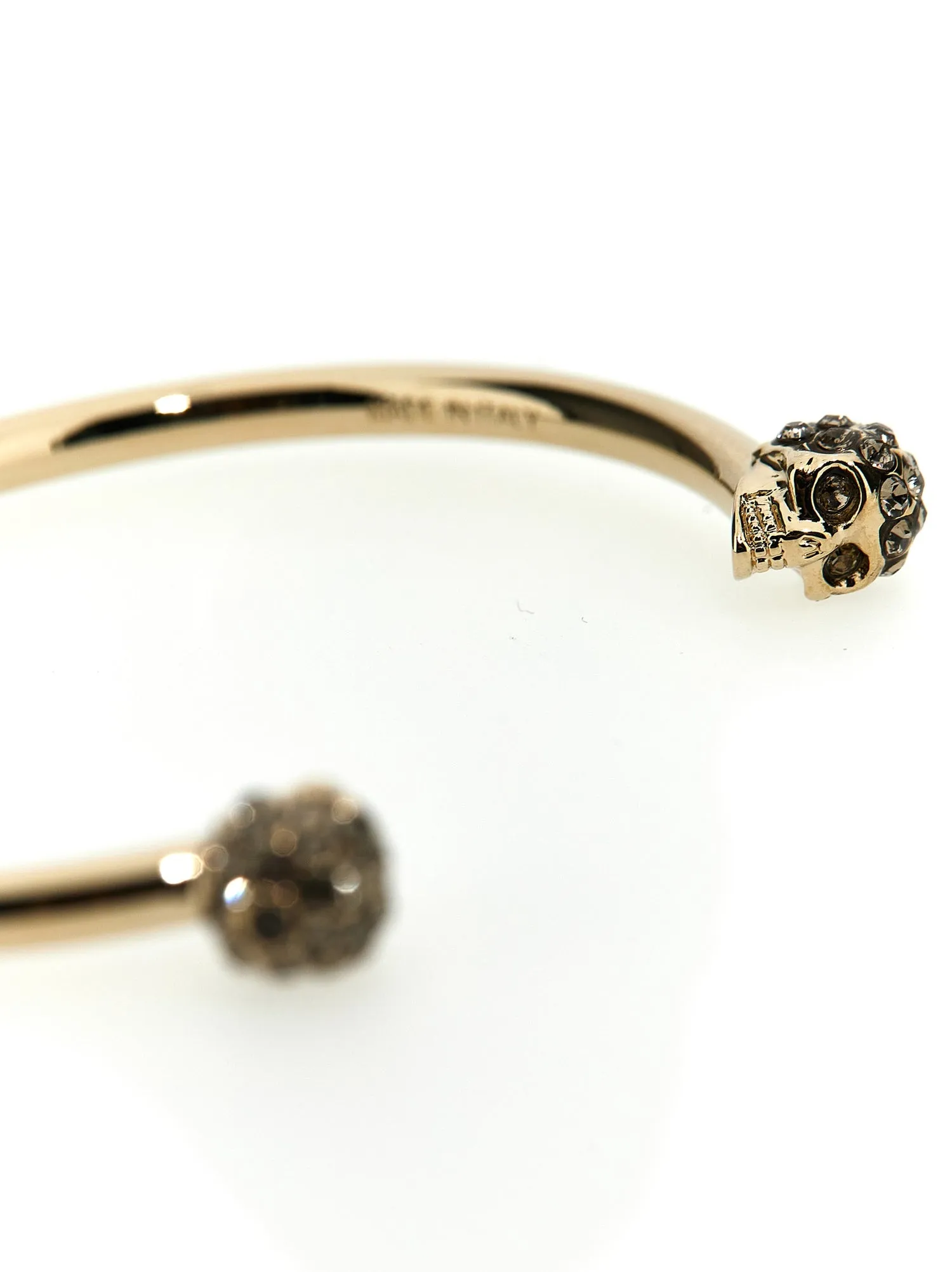 Alexander McQueen    Alexander Mcqueen 'Thin Twin Skull' Bracelet