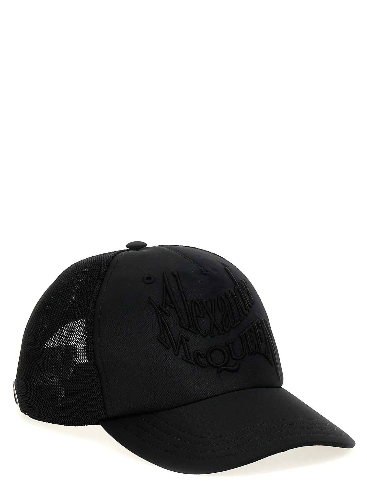 Alexander McQueen    Alexander Mcqueen 'Warped Logo' Baseball Cap