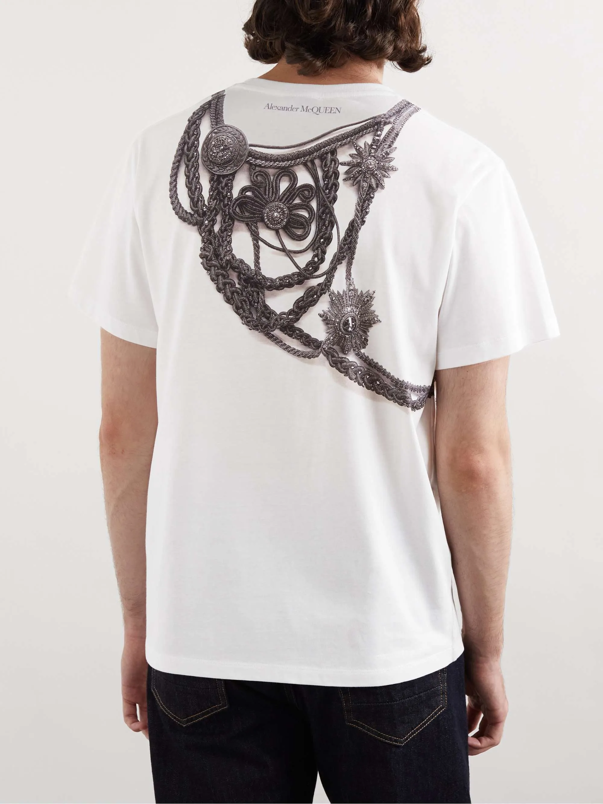 alexander mcqueen  |Cotton Short Sleeves Logo T-Shirts