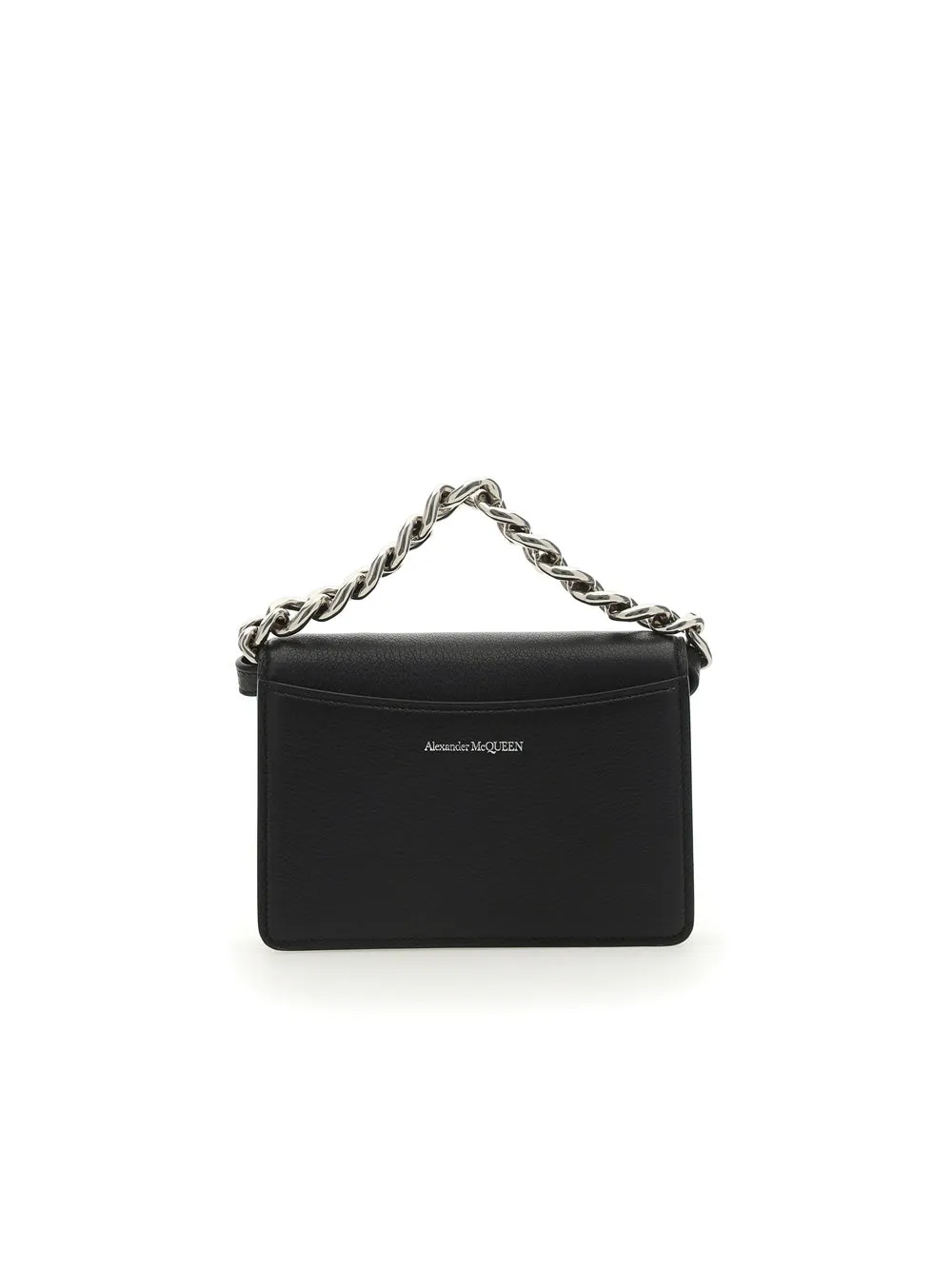 Alexander McQueen Four Ring Mini Chain Tote Bag