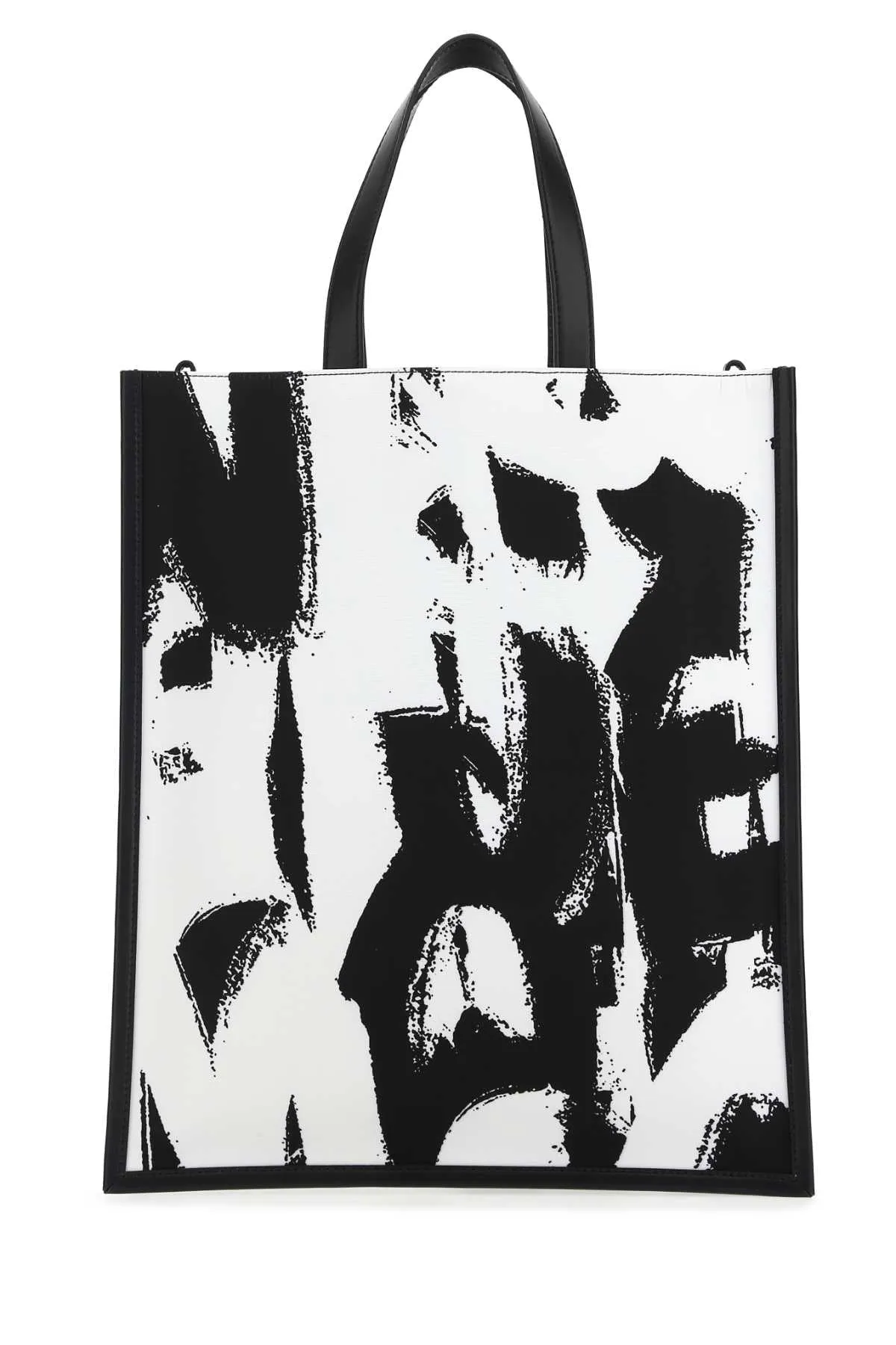 Alexander McQueen Graffiti Logo Print Tote Bag