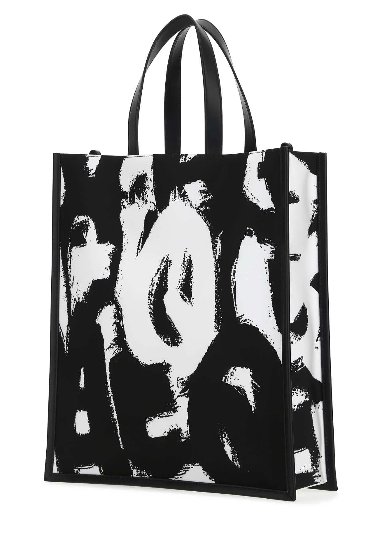 Alexander McQueen Graffiti Logo Print Tote Bag