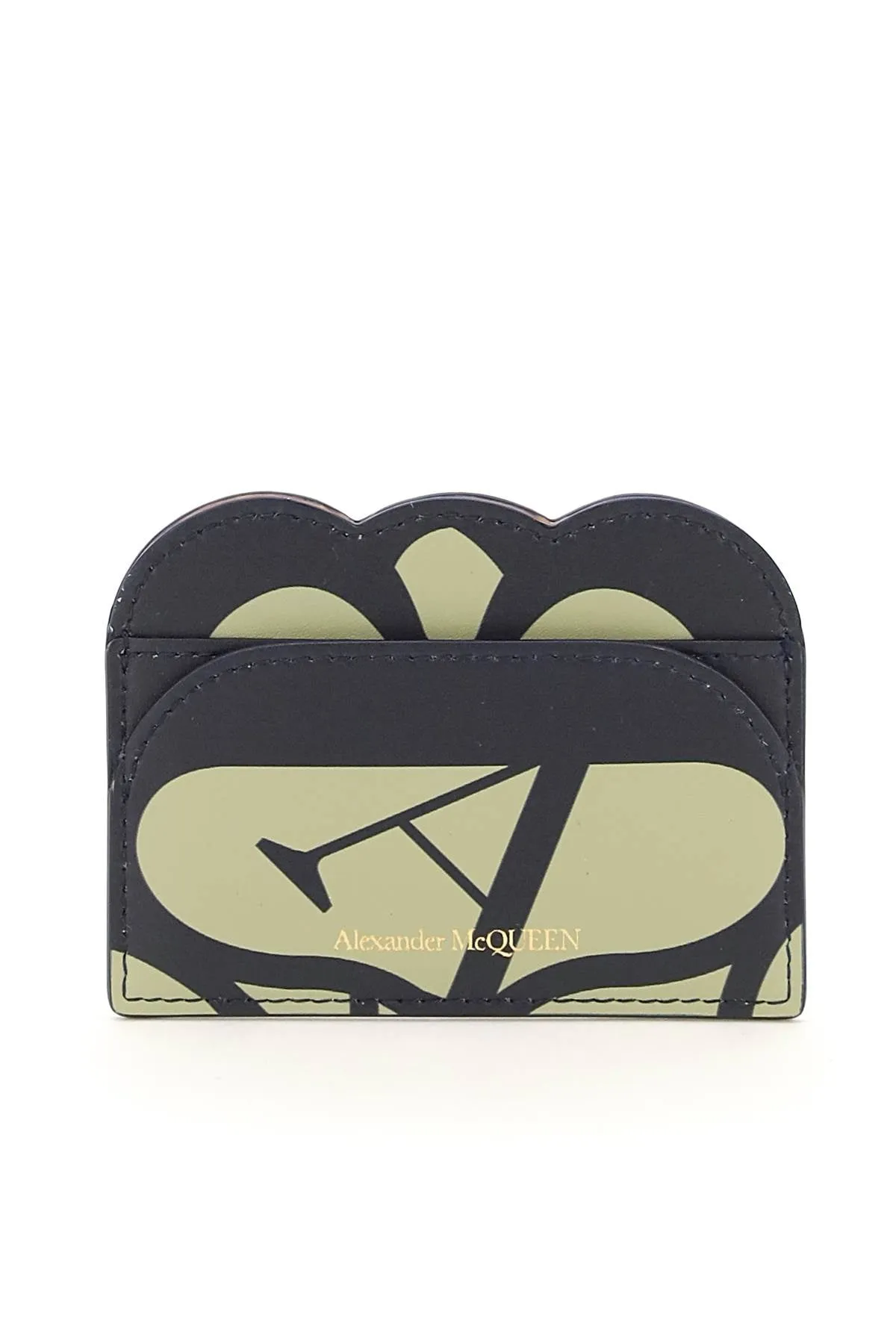 Alexander McQueen Logo Print Card Holder