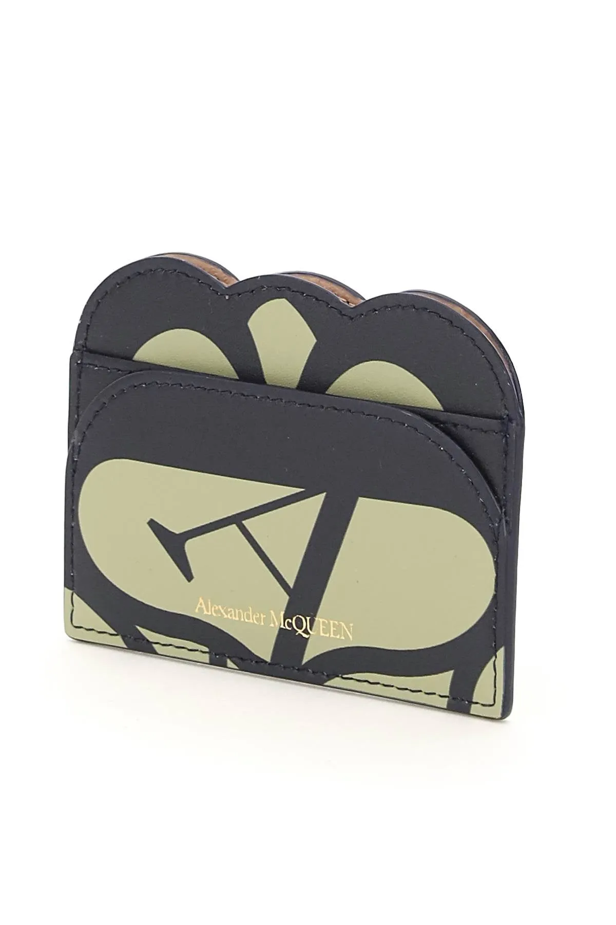 Alexander McQueen Logo Print Card Holder