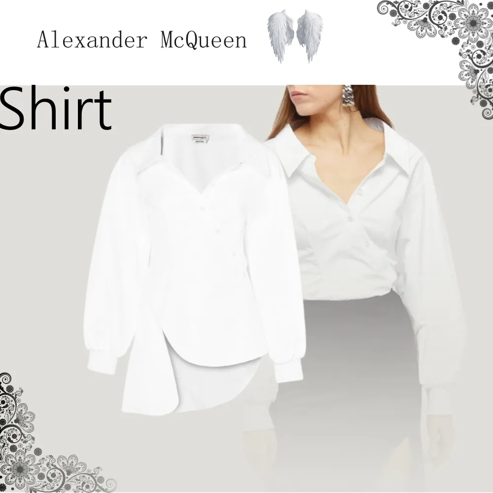 alexander mcqueen  |Silk Long Sleeves Cotton Shirts & Blouses