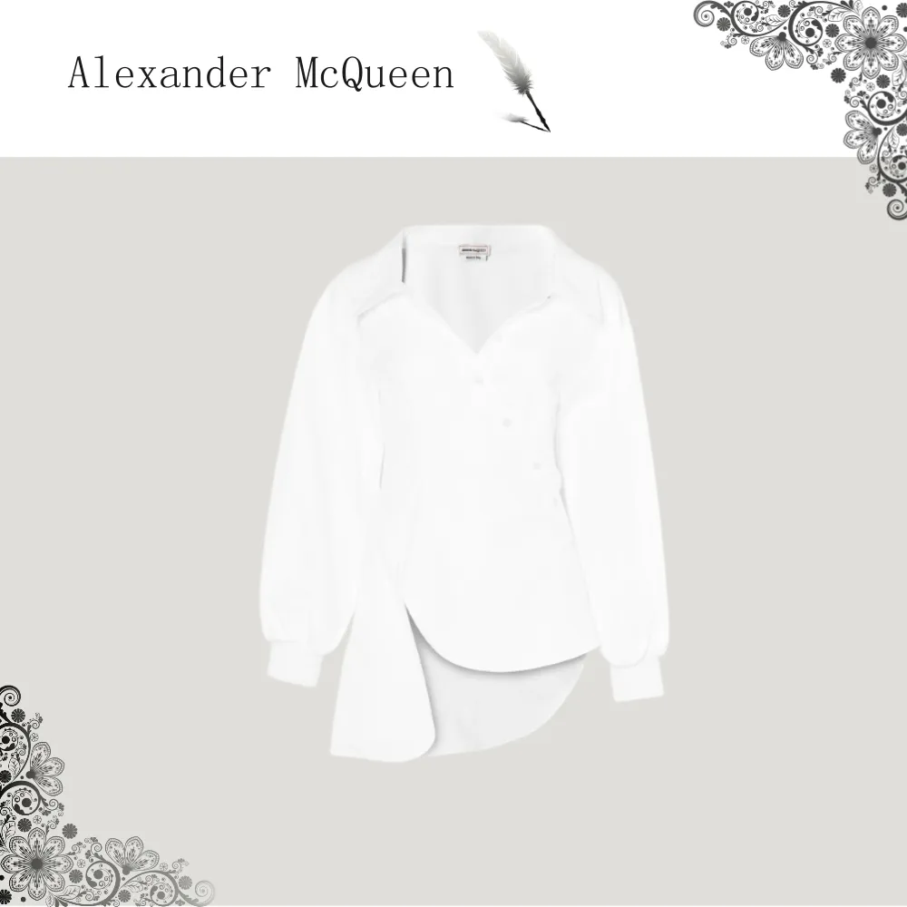 alexander mcqueen  |Silk Long Sleeves Cotton Shirts & Blouses