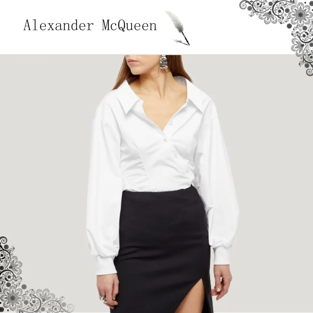 alexander mcqueen  |Silk Long Sleeves Cotton Shirts & Blouses