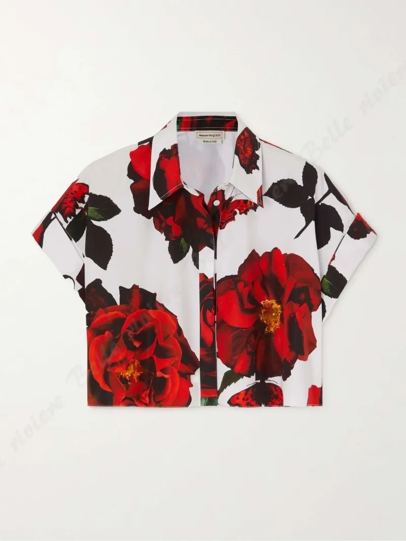 alexander mcqueen  |Street Style Cotton Elegant Style Shirts & Blouses