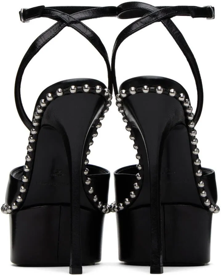 Alexander Wang Black Nova 145 Heeled Sandals