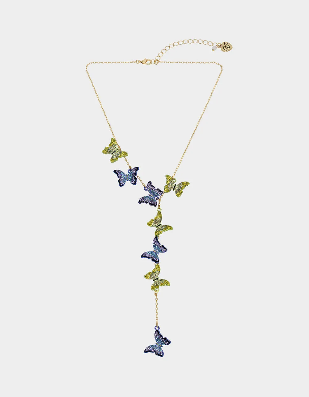 ALL A FLUTTER BUTTERFLY Y NECKLACE MULTI