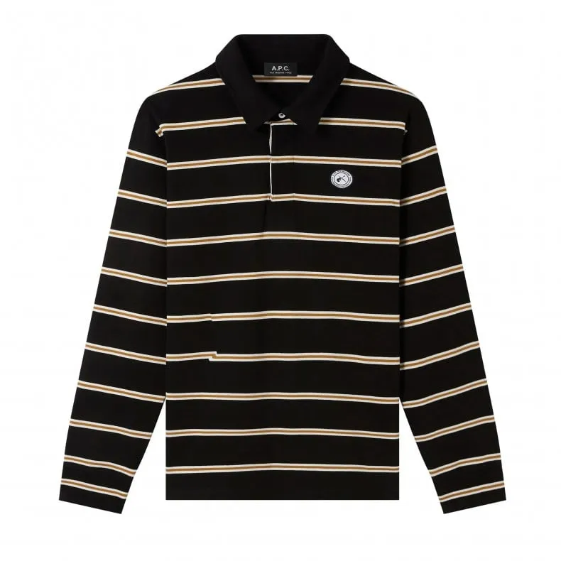 A.P.C. Marceau Polo Shirt (Black)