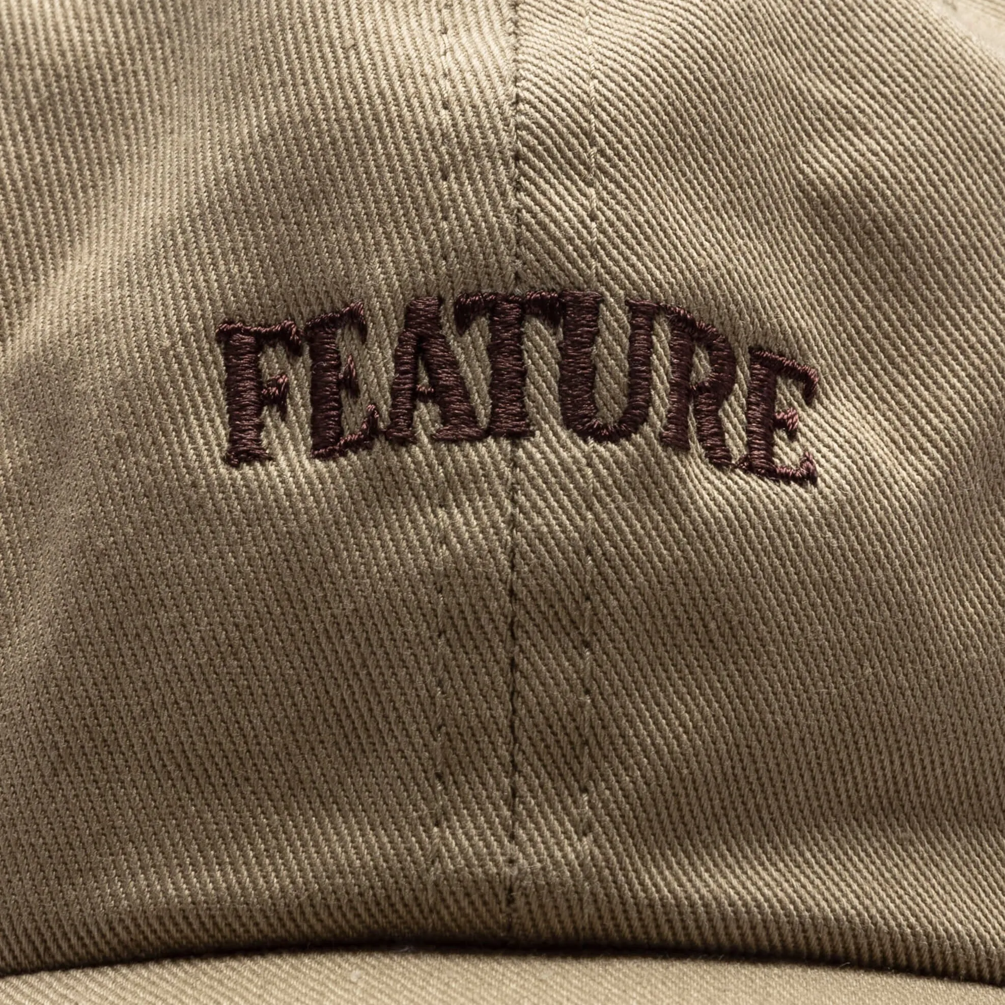 Arch Dad Hat - Khaki/Chocolate Martini