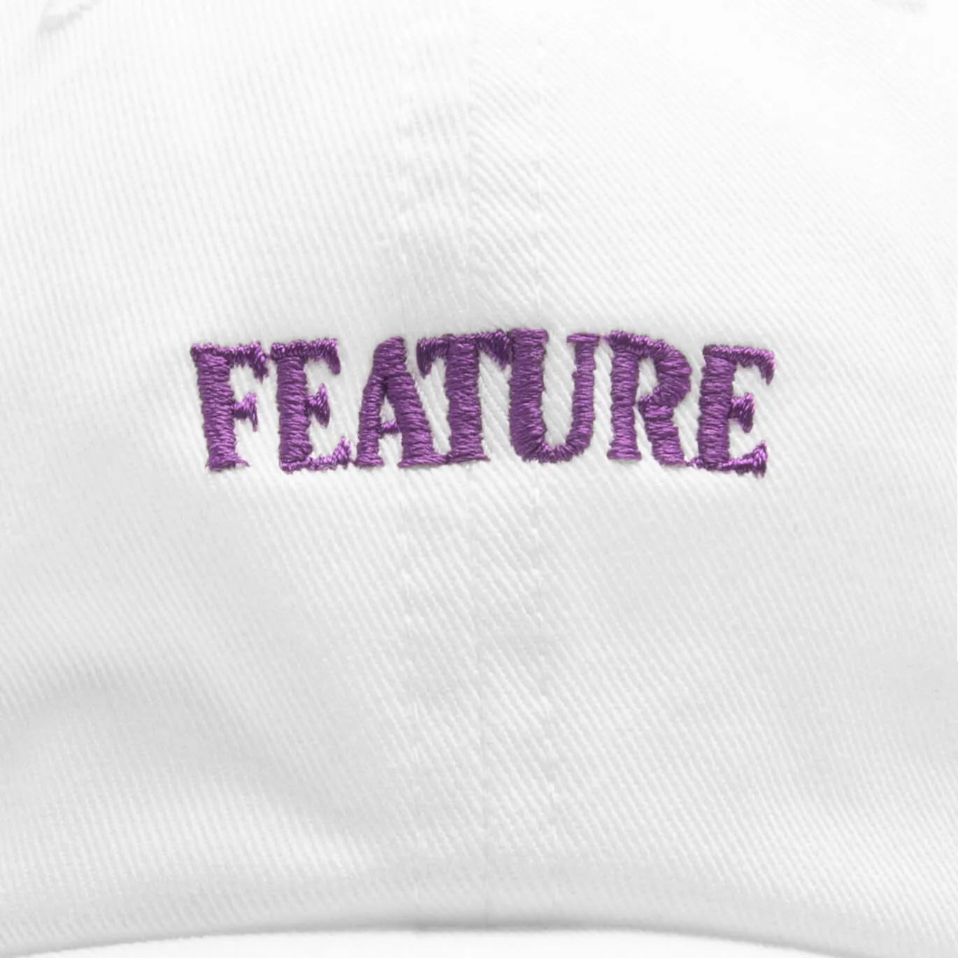 Arch Dad Hat - White/Prism Violet