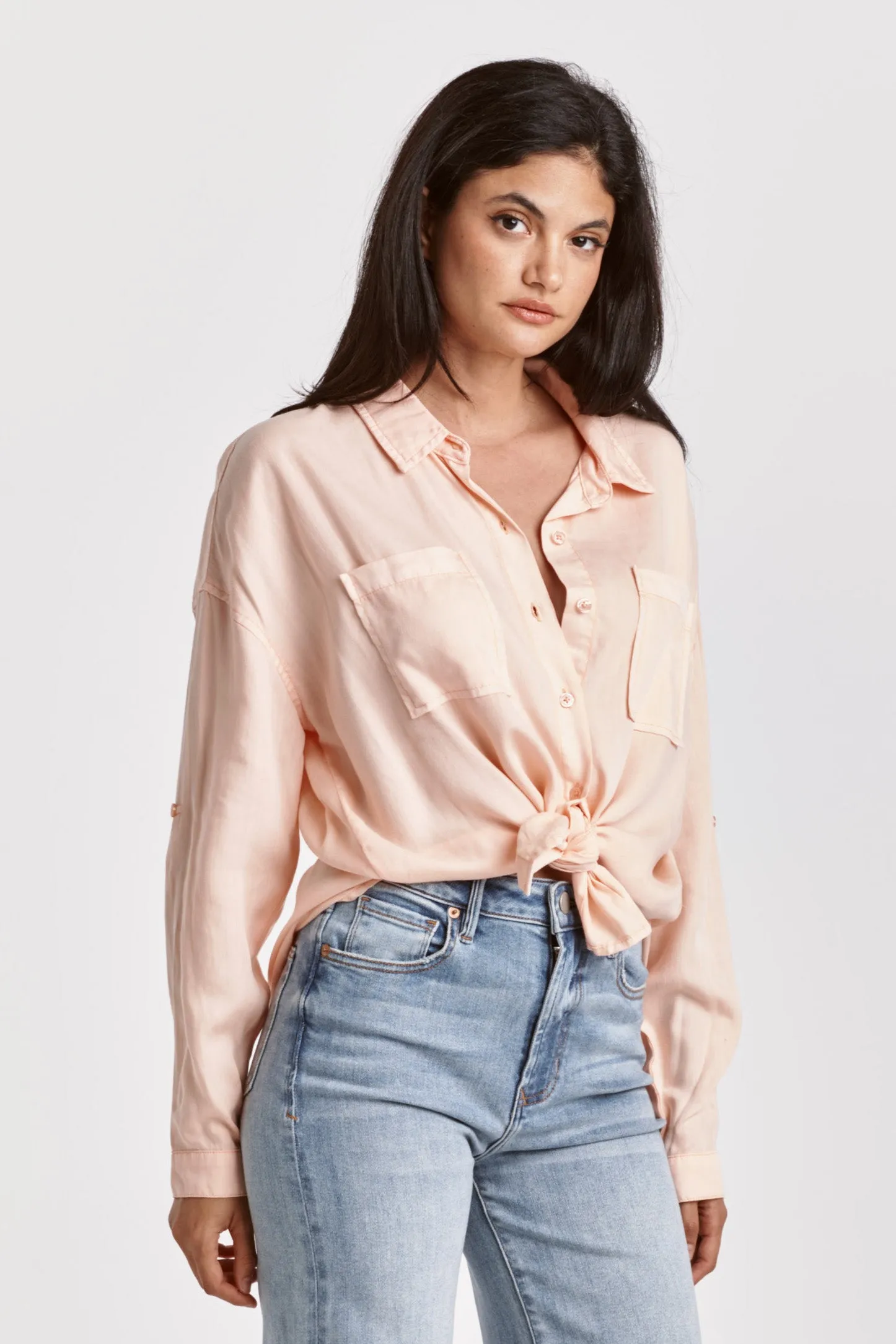 Arianna Front Tie Shirt