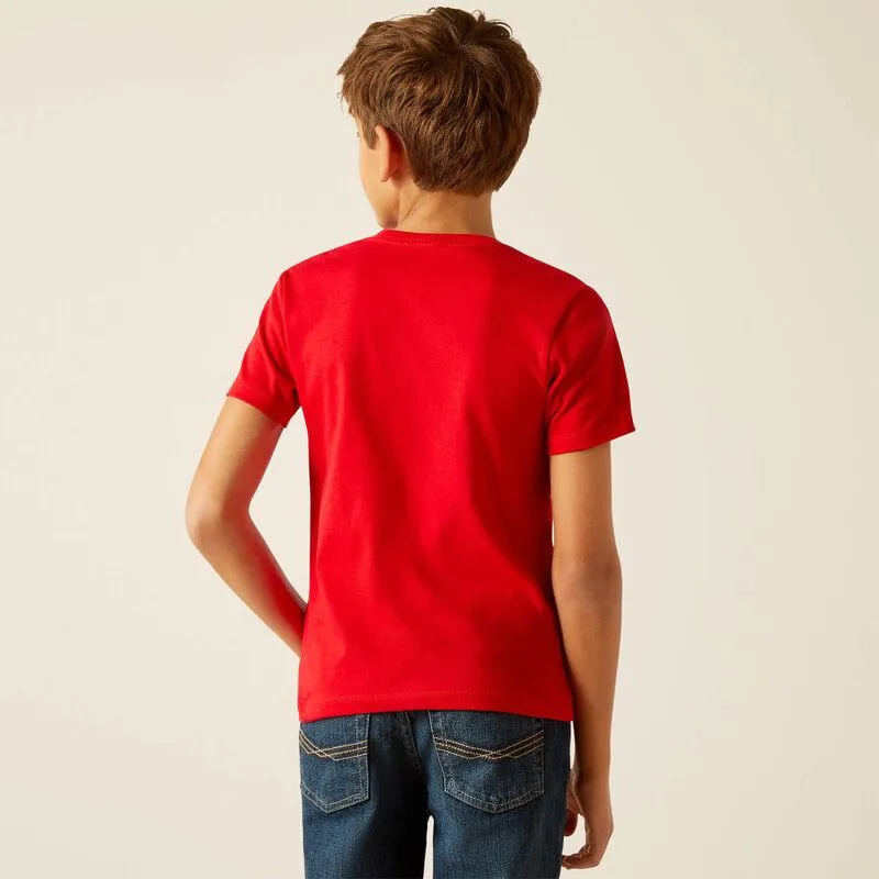 Ariat Boy's Red Ariat Kid Tee 10051429