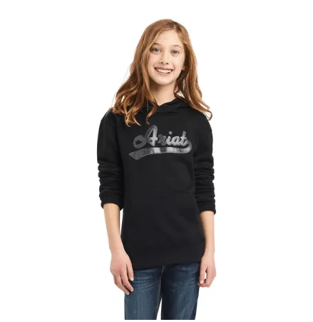 Ariat Girl's REAL Black Hoodie 10042235