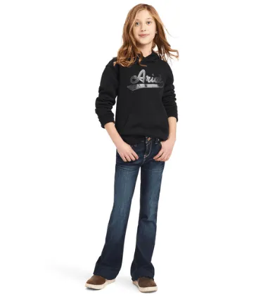 Ariat Girl's REAL Black Hoodie 10042235