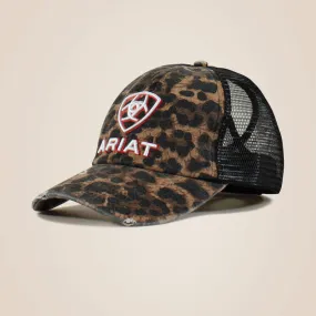 Ariat Leopard Ponytail Cap