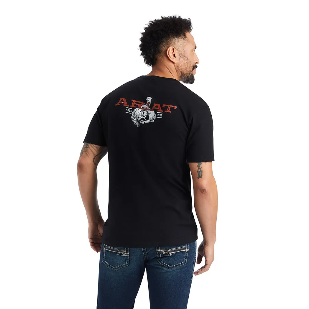 Ariat Men's Black Bronc Buster Tee