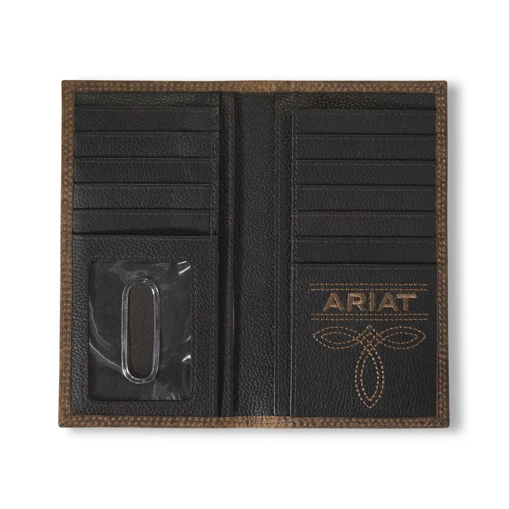 Ariat Mens Brown Rodeo Wallet - A3555902