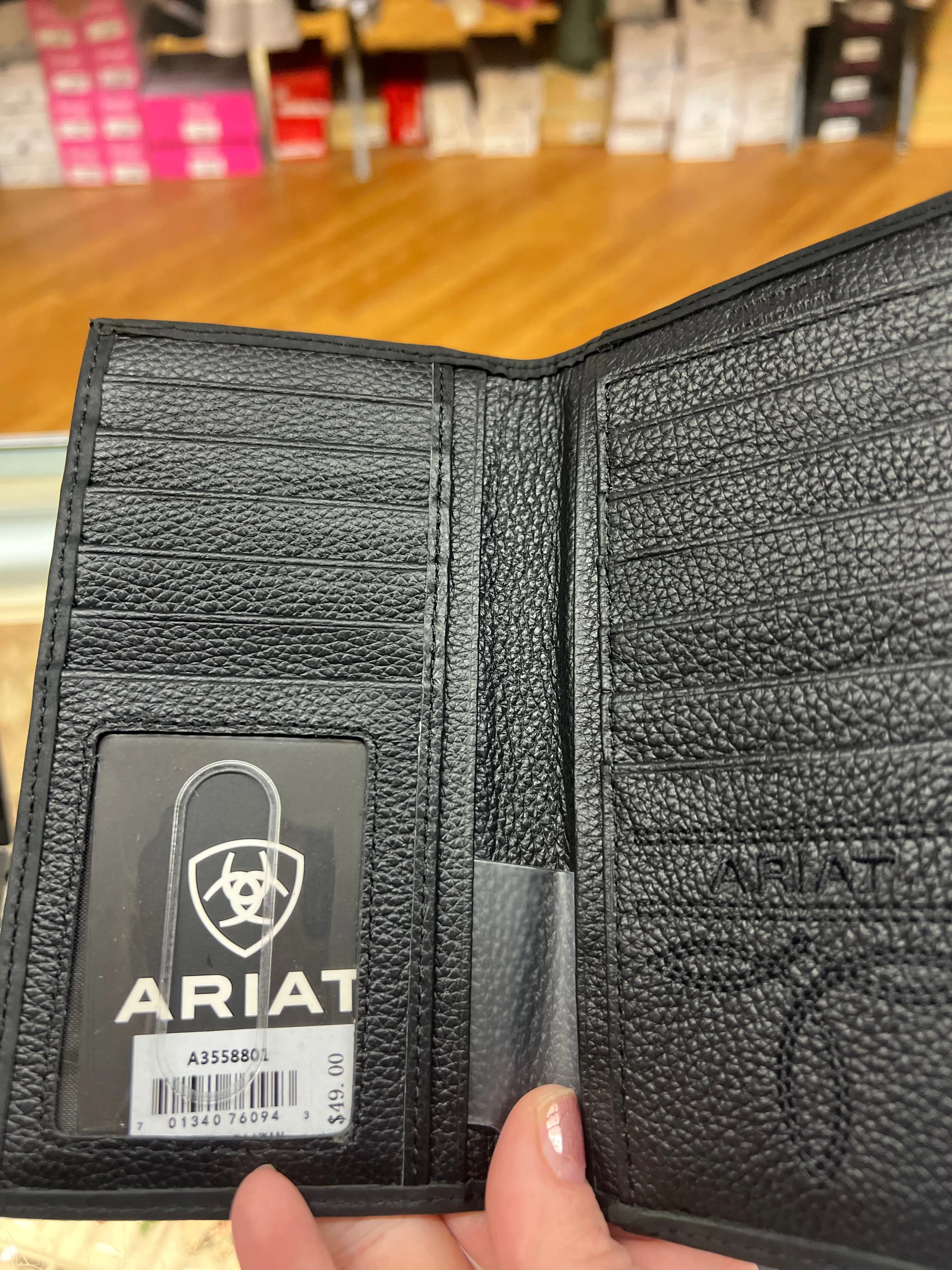 Ariat Rodeo Diamond Lacing Wallet