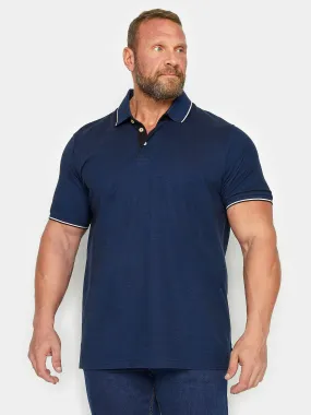 BadRhino Birdseye Polo Shirt Blue