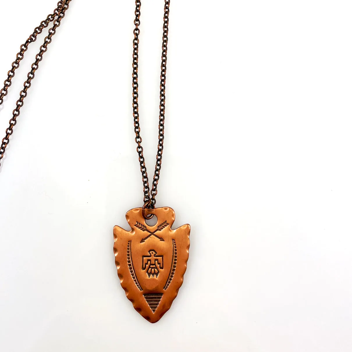 Bell Trading Post Copper Arrowhead Necklace